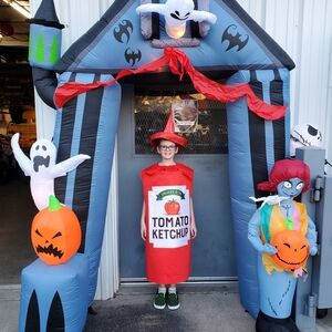 Spirit Kids Tomato Ketchup Costume - Red